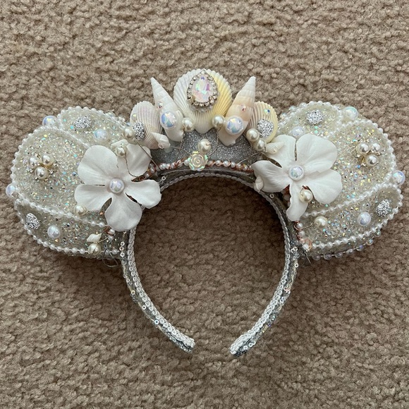 Disney Accessories - Custom Luxury Crystal Mermaid Ears with Lights